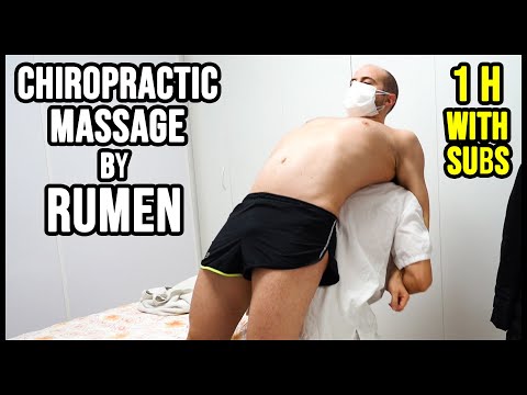 1 HOUR of RUMEN 💆 CHIROPRACTIC FULL BODY MASSAGE with CRACK 💆 ASMR relaxing voice and whispers