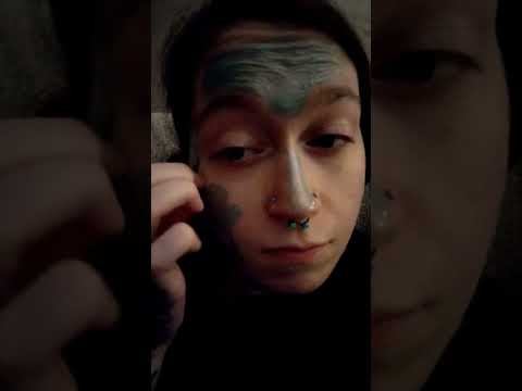face mask peeling ASMR