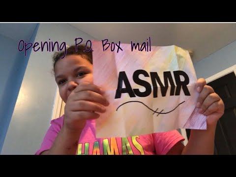 (Not ASMR) opening P.O. Box mail (short video)