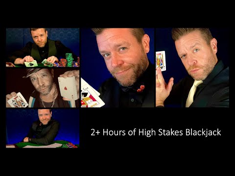 ASMR | 2+ Hours of High-Stakes Blackjack