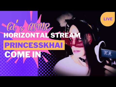 [ENG/ESP/FR]💜🎧+18 (3DIO) ASMR Water Soubds, mouth sounds, visuals, relax & more💜 Horizontal stream