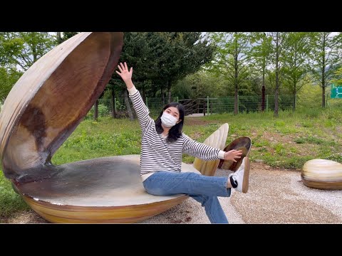 ASMR IN NATURE PUBLICS 🐚 mouthsounds, tapping, scratching 💀
