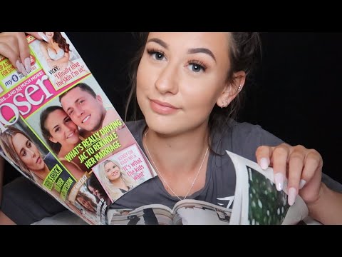 [ASMR] Magazine Triggers 💕 (Tapping, Tracing & Page Flipping)