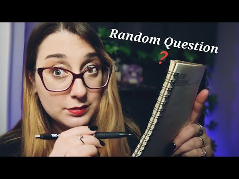 ASMR Asking You the Most Random Questions in the world (layna CV)