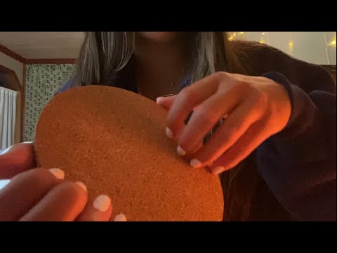 lofi and up close asmr (tapping, scratching triggers)