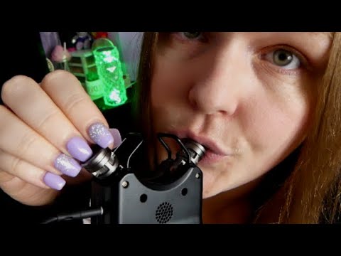ASMR | INTENSE Cupped Mouth Sounds💋 Mic Digging (MyCarbon Face Roller Review)
