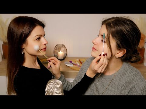 ASMR TINGLES for YOU, ME & HER 🤯 Massage & Face Tracing [Real Person deutsch german]