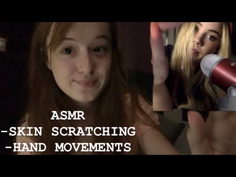 ASMR Skin Scratching/Hand movement’s! Collab w// Eevy ASMR