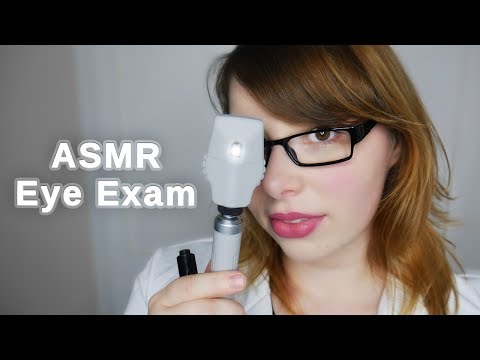 ASMR Eye Exam for Light Sensitivity (Follow The Light, Medical Roleplay)
