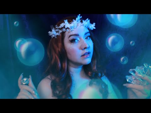 ASMR 🌊 Mermaid Rescues You After Storm (hairplay, wound cleaning, ocean sounds, etc)