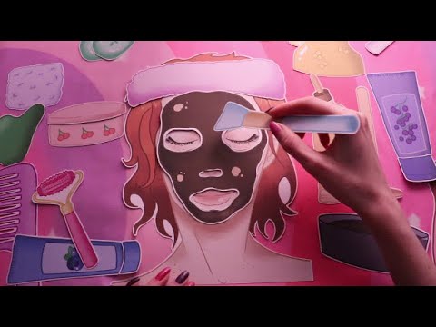 ASMR Paper Spa with Layered Sounds and Whispering
