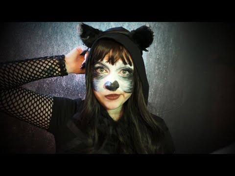 Racoon Girl inspects you (you are a trash bag) [ASMR] (personal attention, sound assortment)