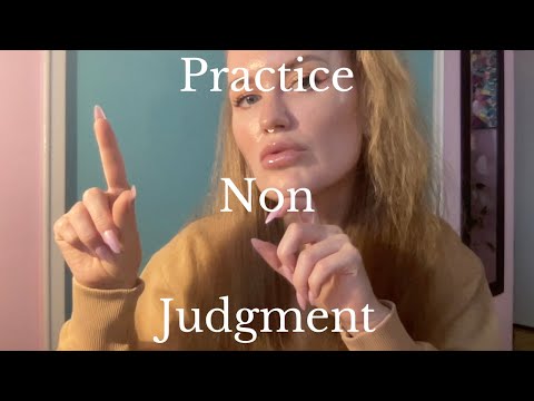 Practice Nonjudgment: ASMR HYPNOSIS (Whisper/Tracing): Professional Hypnotist Kimberly Ann O'Connor