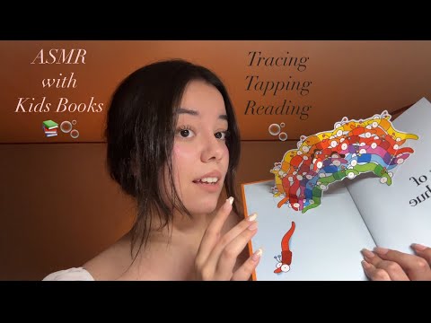 ASMR for Kids and Babies🫧 Reading Kids Books📚🍼| Tracing🫶🏼