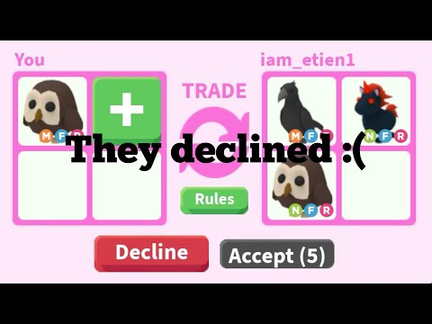 What will people trade for a mega owl in roblox adopt me(with sound affects)