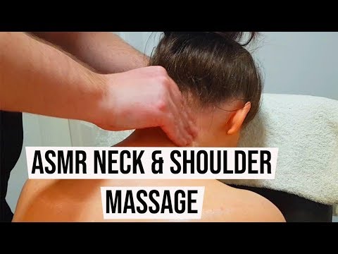 ASMR - Seated Neck, Shoulder and back massage