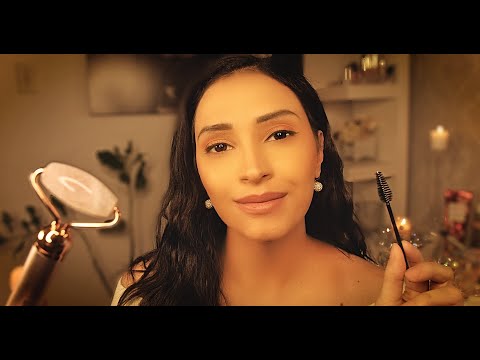 ASMR Pampering You | Skincare, Healing Scalp Massage, Makeup, Personal Attention Roleplay