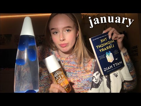 ASMR january favorites | show and tell ❄️