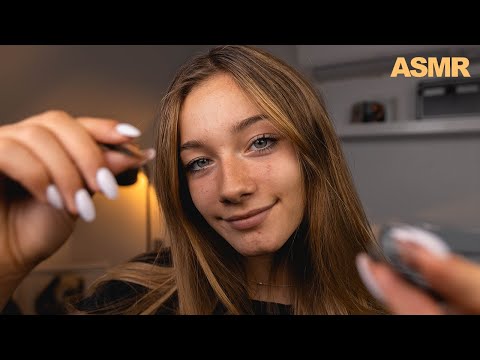 ASMR - I DYE, PLUCK AND TRIM YOUR EYEBROWS!