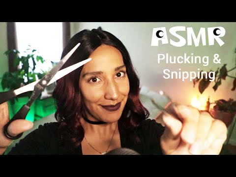 ASMR Plucking and Snipping Your Stress and Anxiety | Soft Spoken | Personal Attention