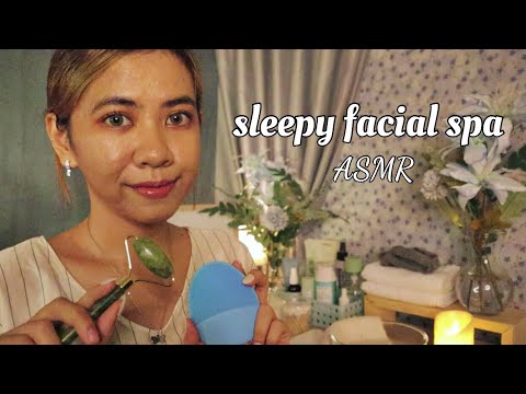 [ASMR] Spa Bintang 5 - Sleepy Facial Spa Treatment 🌿💙 (Layered Sounds) | ASMR Indonesia