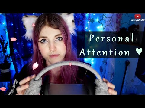 Personal Attention | Affirmations of comfort & Ear Muff Scratching | Jinxy ASMR