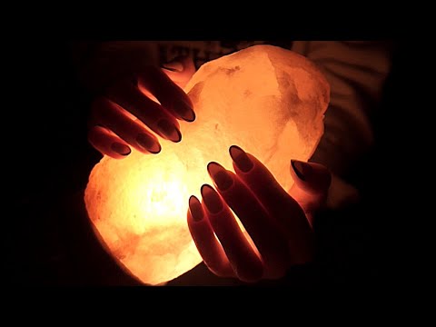 ASMR Salt Lamp Scratching | Fast & Slow Scratching | No Talking