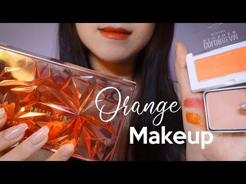 ASMR Slowly Doing Your Makeup with 🍊| Personal Attention (No Talking)