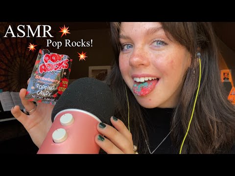ASMR Eating POP ROCKS! (Crackling, Mouth Sounds)
