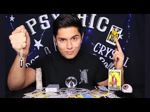 ASMR | Psychic Tells YOUR Future! (Tarot Card Reading)