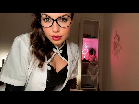 Flirty ASMR Doctor Examines You and Gives You a Massage