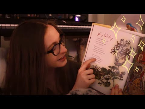 ASMR 📚 The Library of Supernatural Science 🧚  book sounds and tracing 📚