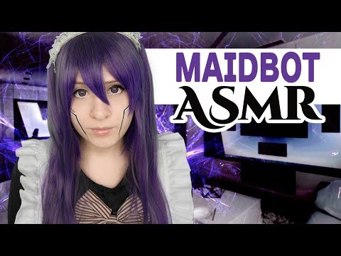 Cosplay ASMR - Maid-Bot gets an UPDATE!  - ASMR Neko