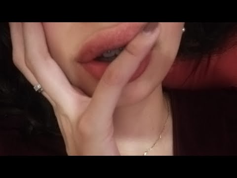 ASMR lo fi self love trigger words tracing (mouth sounds)
