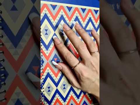 ASMR Fast #Tapping And $Scratching On Notebook #shorts #asmrsound #youtubeshort #asmr  #longnails