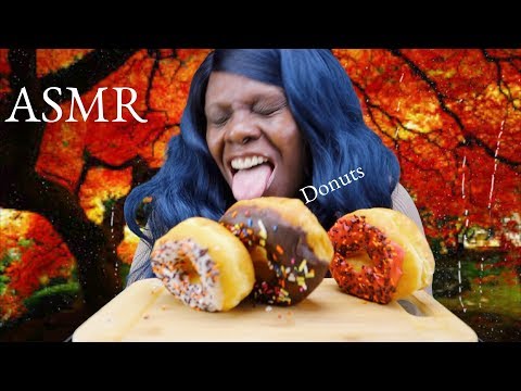 Sprinkle Donuts ASMR Eating Sounds🙀🍩