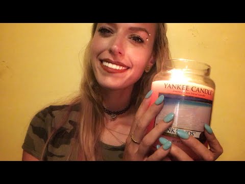 ASMR 🔥 candles, matches, lighters, fire, hand movements, tapping on glass