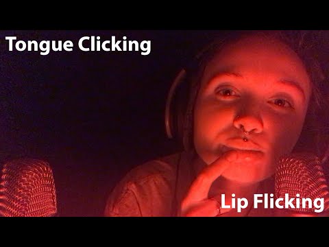 Tongue Clicking AND Lip Flicking 👅 (The Unusual ASMR Mouth Sound 🤔)
