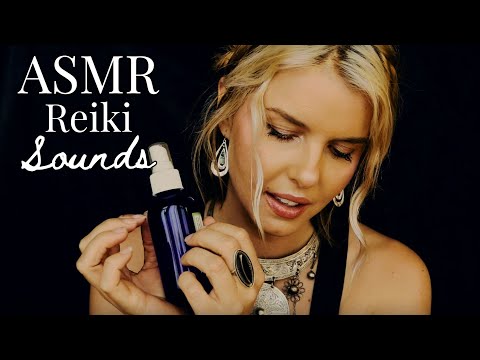 ASMR Reiki No Talking (No Music)/Sounds Only: Lids, Crackly Sage, Sprays, Tapping & Necklace Sounds