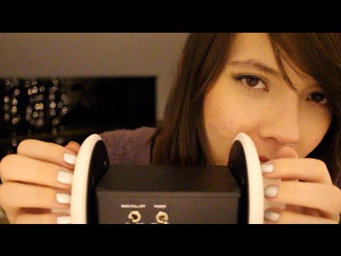 ASMR 3dio Ear Massage, Tapping, and Close Whispers