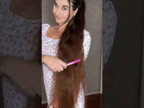 Long hair brushing soon in new video! How is your Sunday? #asmr #hairplay #longhair #hair