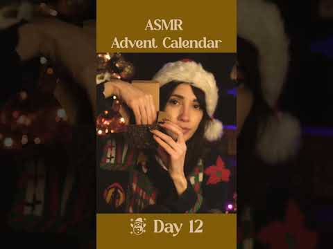 ASMR Advent Calendar - Day 12 ☃️ #asmr #shorts
