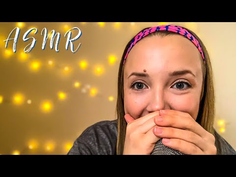 ASMR Gum Chewing + Blowing Bubbles 💗 | Hand Movements