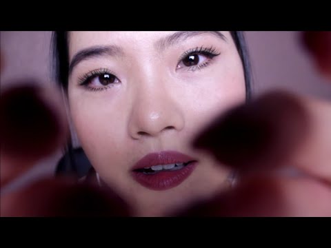 ASMR ~ Up-Close Camera Lens Tapping + Articulated Whisper