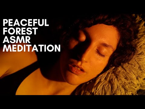 ASMR SLEEP MEDITATION - Peaceful Forest (whispered)