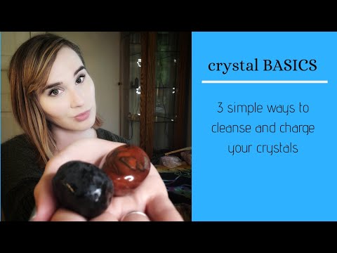 Crystal BASICS | Three Ways To Charge AND Cleanse Your Crystals.