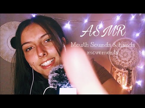 ASMR | Mouth sounds & Hand movements 👋🏼💤