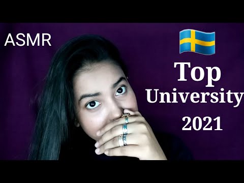 ASMR Whispering Sweden Top University 2021 Names Trigger