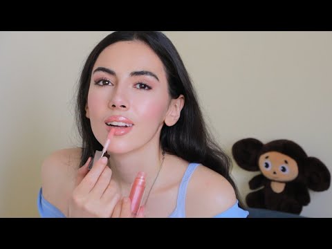 ASMR 💙 It's Time for Open Shoulders & Lipgloss Kisses 💋 Softly Spoken ASMR Chit-Chat Monthly Loves