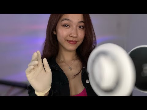 ASMR Extra Tingly TIGHT Latex Glove Sounds ✨ Kisses & Mouth Sounds 👄
